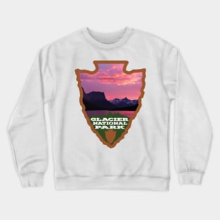 Glacier National Park arrowhead Crewneck Sweatshirt